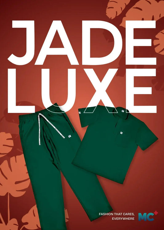 FlexMove Jade Luxe Straight Cut Bottom Comfortable Durable Material Scrub Suit for Women