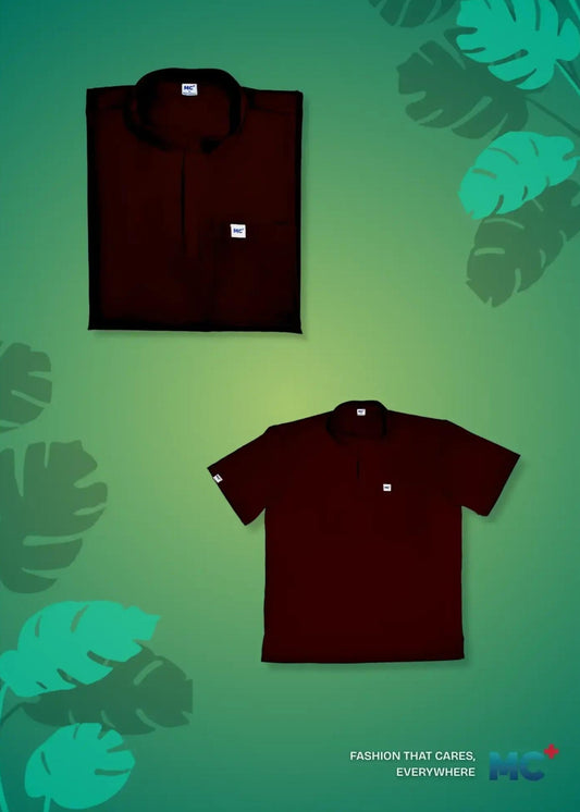 FlexMove Wine Red Mandarin Tops Comfortable Durable Material Scrub Suit for Women Ideal for Work Environments Reliability and Longevity