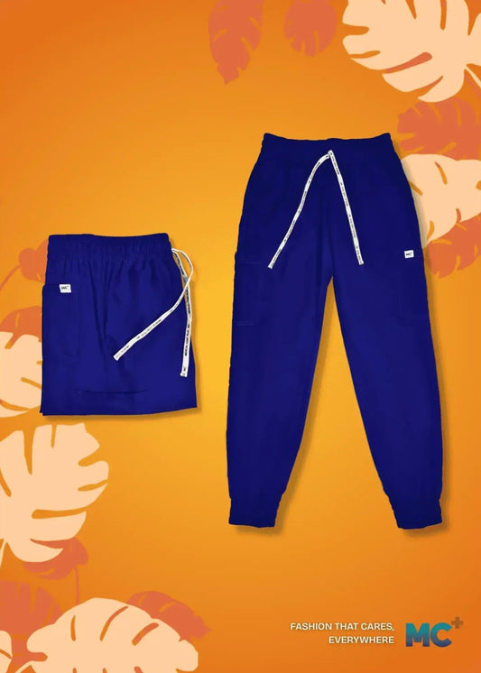 FlexMove Midnight Navy Jogger Bottom Comfortable Durable Material Scrub Suit for Women