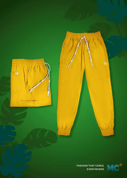 FlexMove Golden Honey Jogger Bottom Comfortable Durable Material Scrub Suit for Women