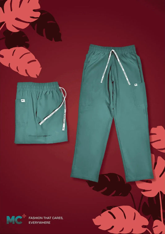 FlexMove Eucalyptus Straight Cut Bottom Comfortable Durable Material Scrub Suit for Men