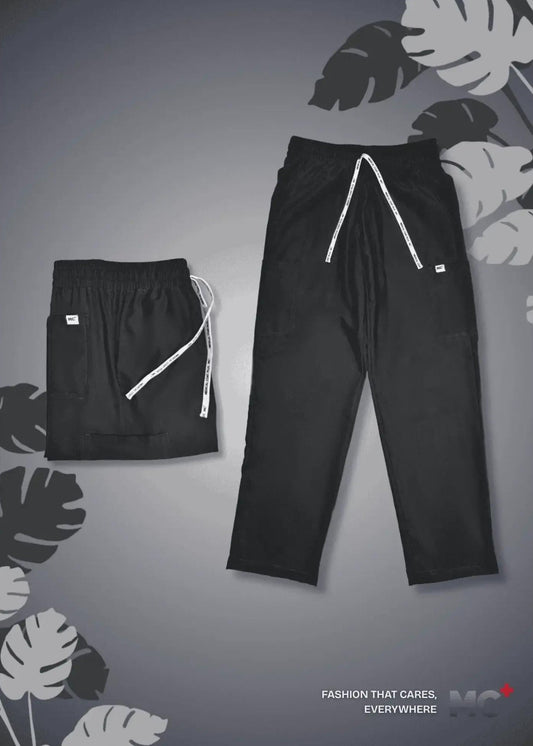 FlexMove Onyx Straight Cut Bottom Comfortable Durable Material Scrub Suit for Men