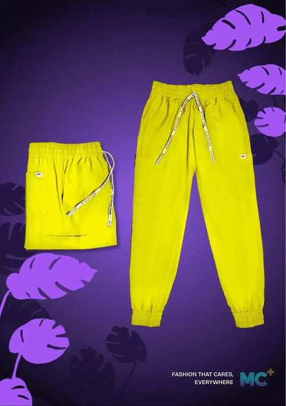 FlexMove Dayglow Jogger Bottom Comfortable Durable Material Scrub Suit for Men