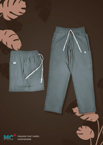 FlexMove Urban Steel Straight Cut Bottom Comfortable Durable Material Scrub Suit for Men