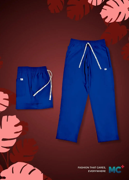 FlexMove Sapphire Straight Cut Bottom Comfortable Durable Material Scrub Suit for Men