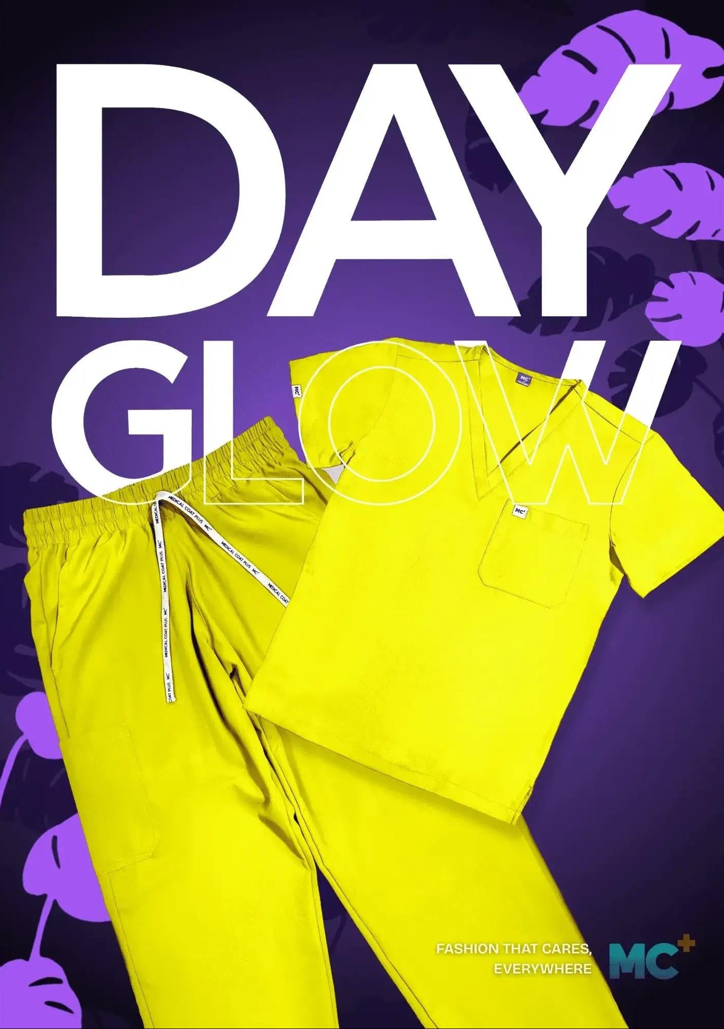 FlexMove Dayglow Jogger Bottom Comfortable Durable Material Scrub Suit for Men