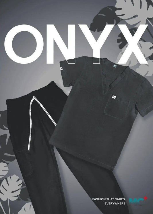 FlexMove Onyx Straight Cut Bottom Comfortable Durable Material Scrub Suit for Men