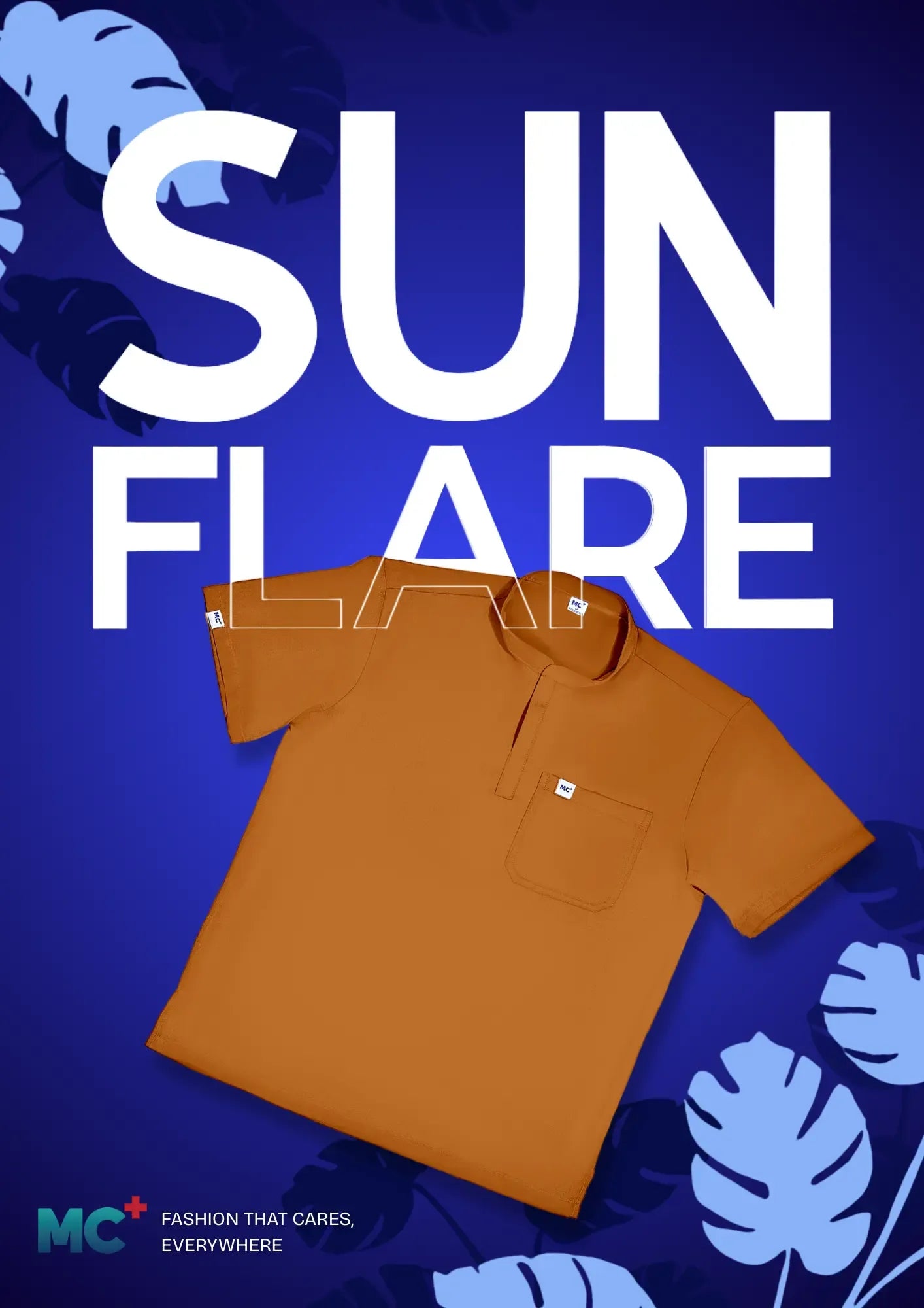 FlexMove Sunflare Mandarin Tops Comfortable Durable Material Scrub Suit for Women Ideal for Work Environments Reliability and Longevity