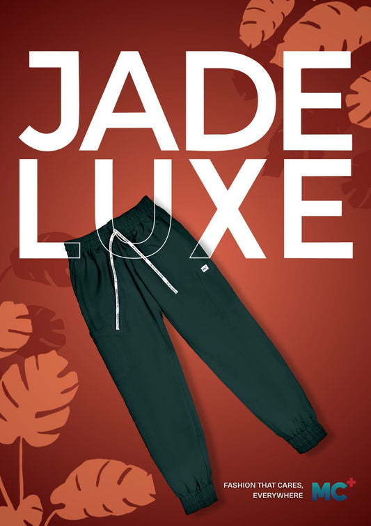FlexMove Jade Luxe Jogger Bottom Comfortable Durable Material Scrub Suit for Women