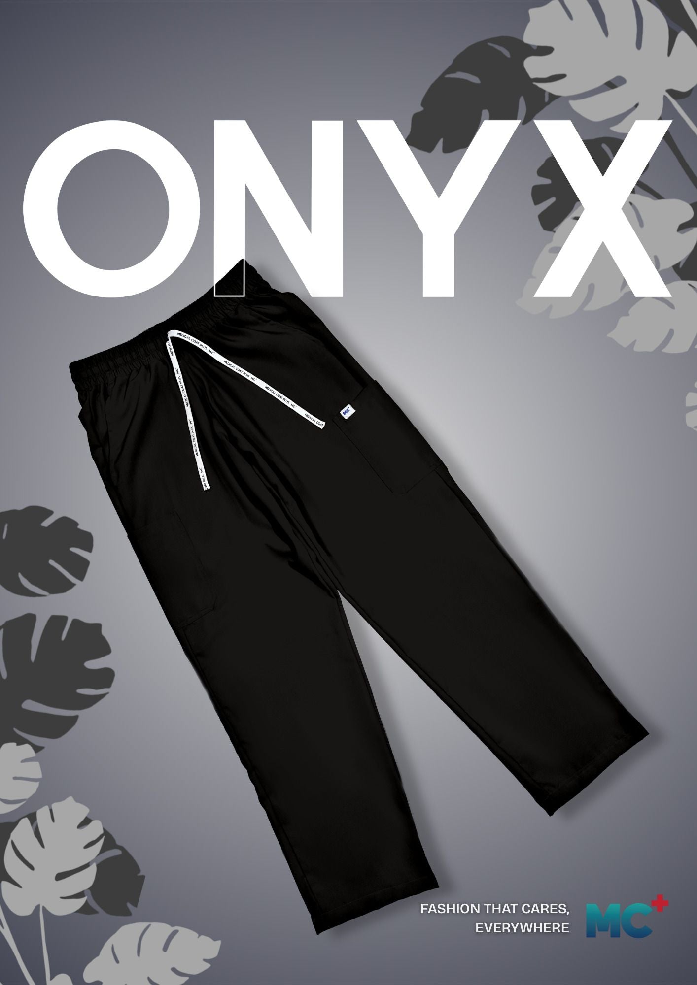 FlexMove Onyx Straight Cut Bottom Comfortable Durable Material Scrub Suit for Men