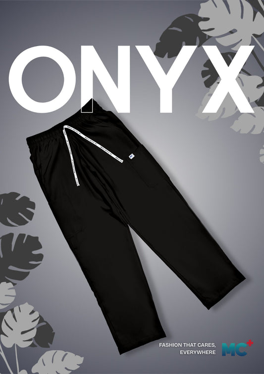 FlexMove Onyx Straight Cut Bottom Comfortable Durable Material Scrub Suit for Men