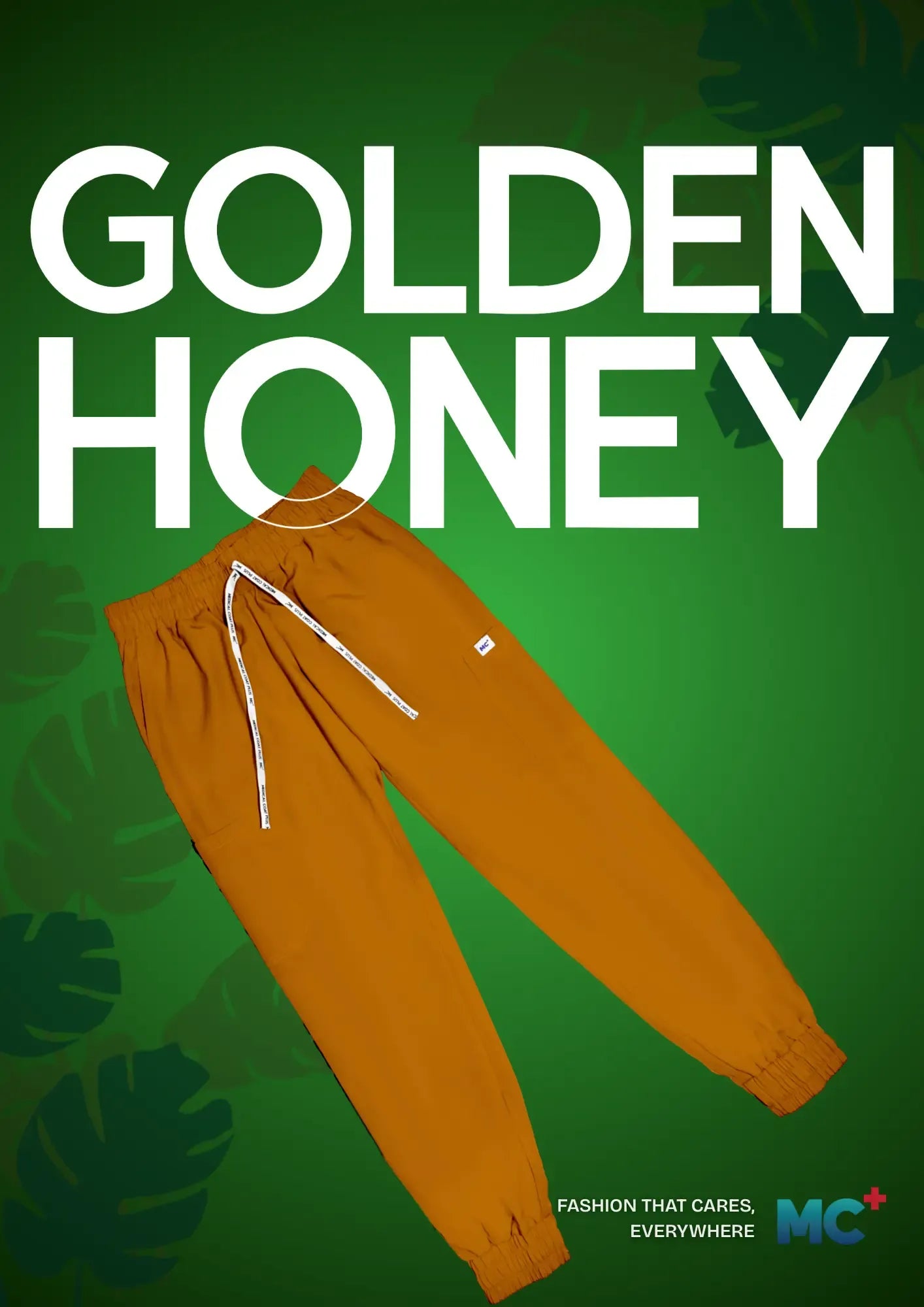 FlexMove Golden Honey Jogger Bottom Comfortable Durable Material Scrub Suit for Women