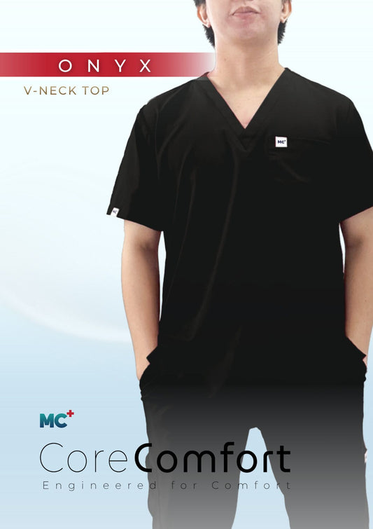 CoreComfort   Onyx  V-Neck  for Men Suitable for Medical Environments